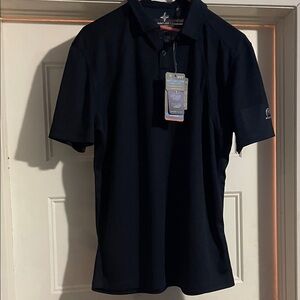 Point Zero Men's Black Polo Shirt
